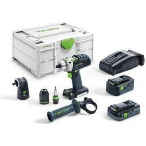 Festool 576471 Cordless Percussion Drill PDC 18/4 5,2/4,0 I-Set-SCA QUADRIVE -Festool Festool 576471 Cordless percussion drill PDC 18 4 5 2 4 0 I Set SCA QUADRIVE