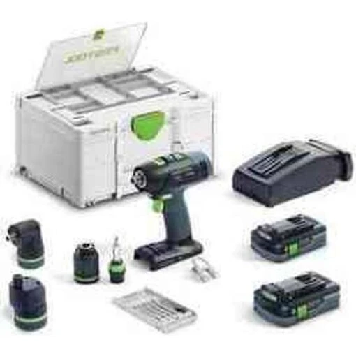 Festool Akku Bore-/skruemaskine T 18 3 HPC 4,0 I-Set -Festool Festool Akku bore skruemaskine T 18 3 HPC 4 0 I Set