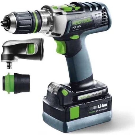 Festool PDC 18/4 Li 5.2-Set (2x5.2Ah) -Festool Festool PDC 18 4 Li 5.2 Set