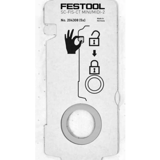 Festool SC-FIS-CT MINI/MIDI-2 (204308) 5-pack -Festool Festool SC FIS CT MINI MIDI 2 204308 5 pack 2