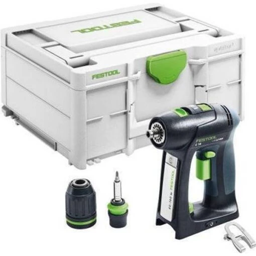 Festool Skruemaskine C 18-Basic-4,0; 18 V (uden Batteri Og Oplader) 4,0 Ah Batteri Gratis! -Festool Festool Skruemaskine C 18 Basic 4 0 18 V uden batteri og oplader 4 0 Ah batteri gratis