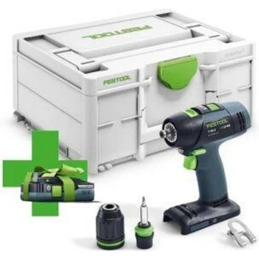 Festool T18 3 Cordless Drill With Free 4.0Ah Battery -Festool Festool T18 3 Cordless Drill with Free 4.0Ah Battery