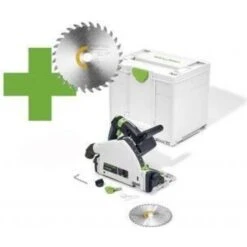 Festool -Festool Festool TS55 FEBQ Plus 110v Circular Plunge Cut Saw In Systainer 57703