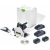 Festool TSC 55 Cordless Plunge-Cut Saw With 2x 5.2Ah Batteries, Charger & Case -Festool Festool TSC 55 Cordless Plunge Cut Saw with 2x 5.2Ah Batteries Charger Case